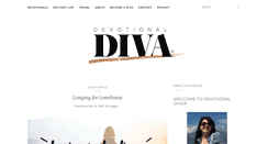 Desktop Screenshot of devotionaldiva.com